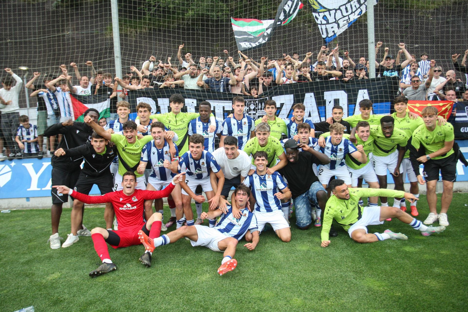 Celebración por todo lo alto en Zubieta