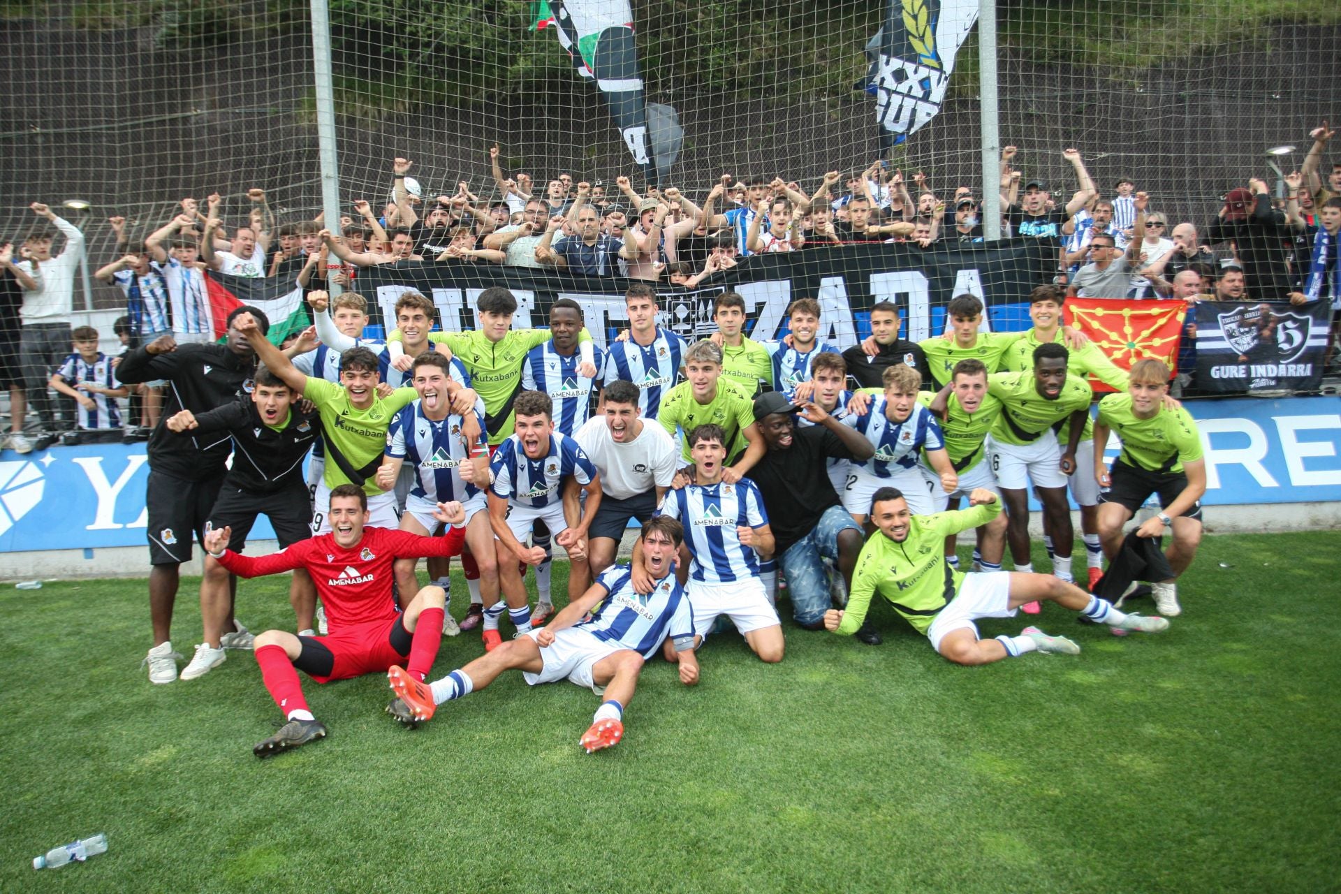 Celebración por todo lo alto en Zubieta