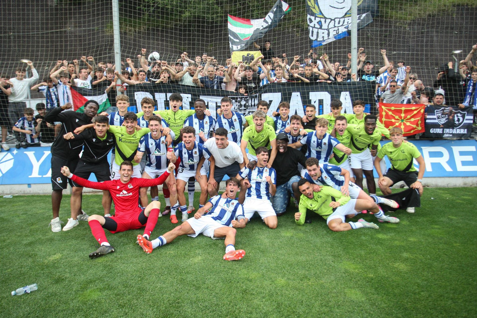 Celebración por todo lo alto en Zubieta