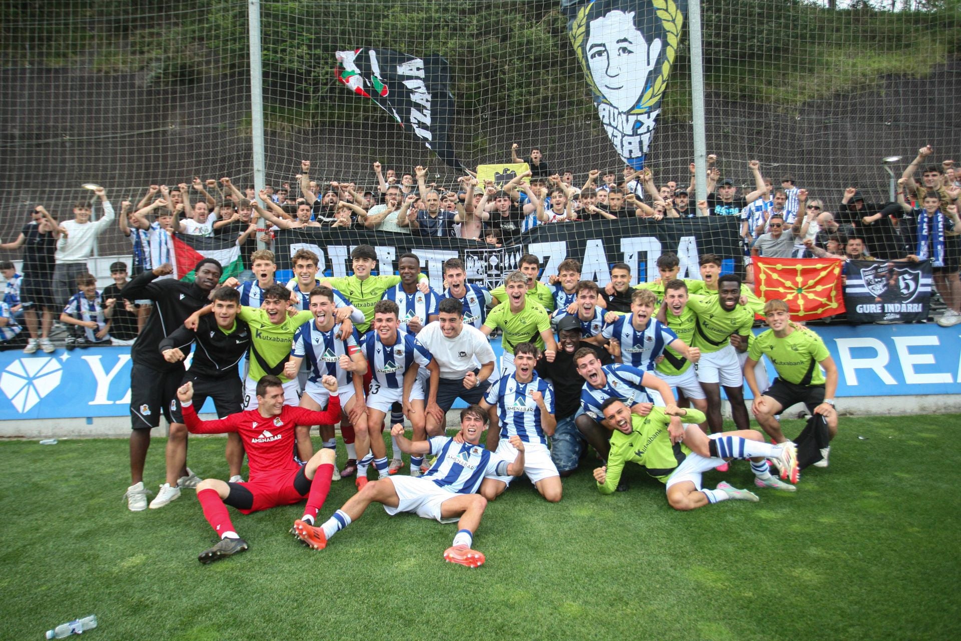 Celebración por todo lo alto en Zubieta