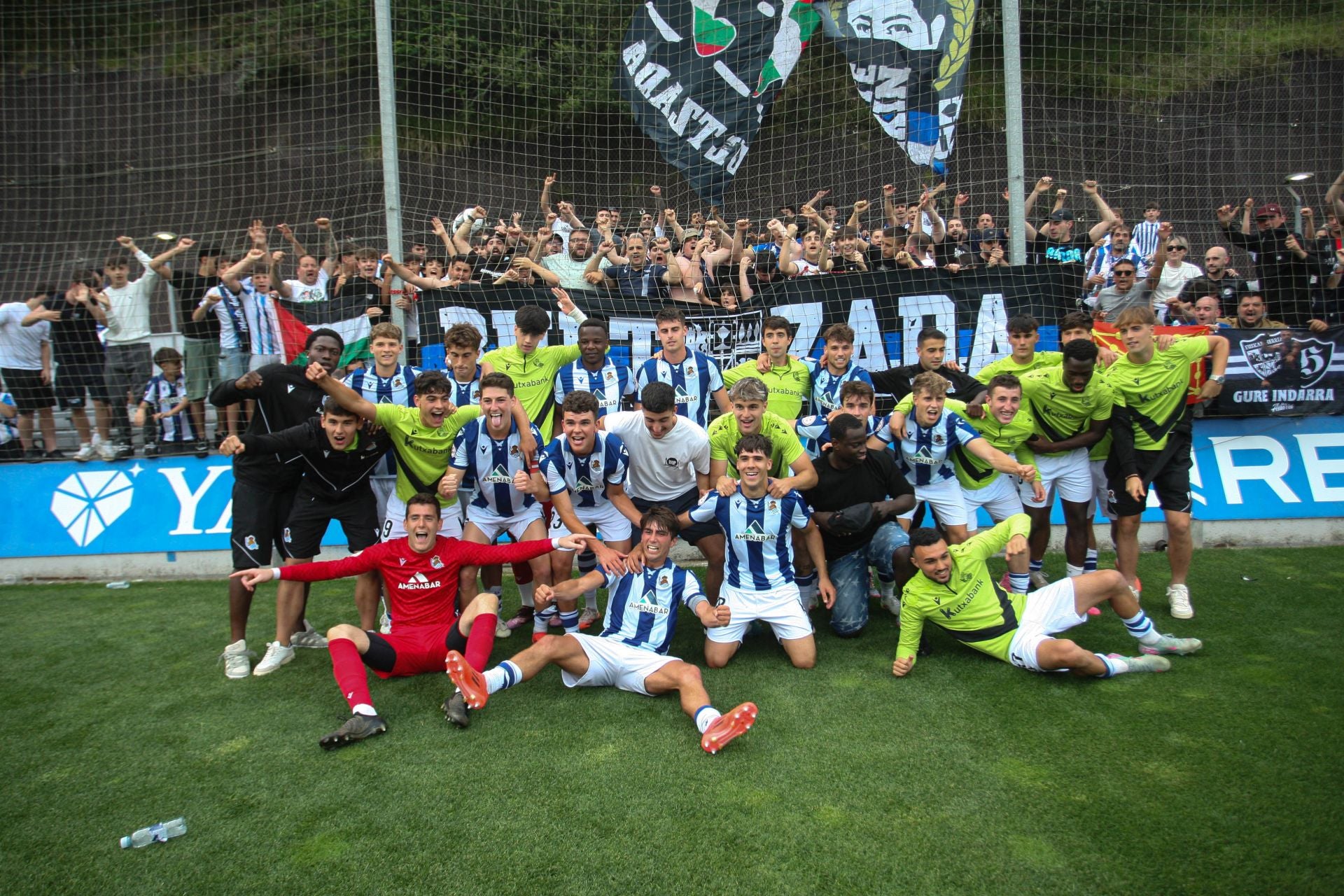 Celebración por todo lo alto en Zubieta
