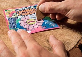 Imagen de archivo de un rasca de la ONCE.