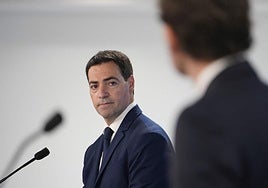 El lehendakari Imanol Pradales, este viernes en DV