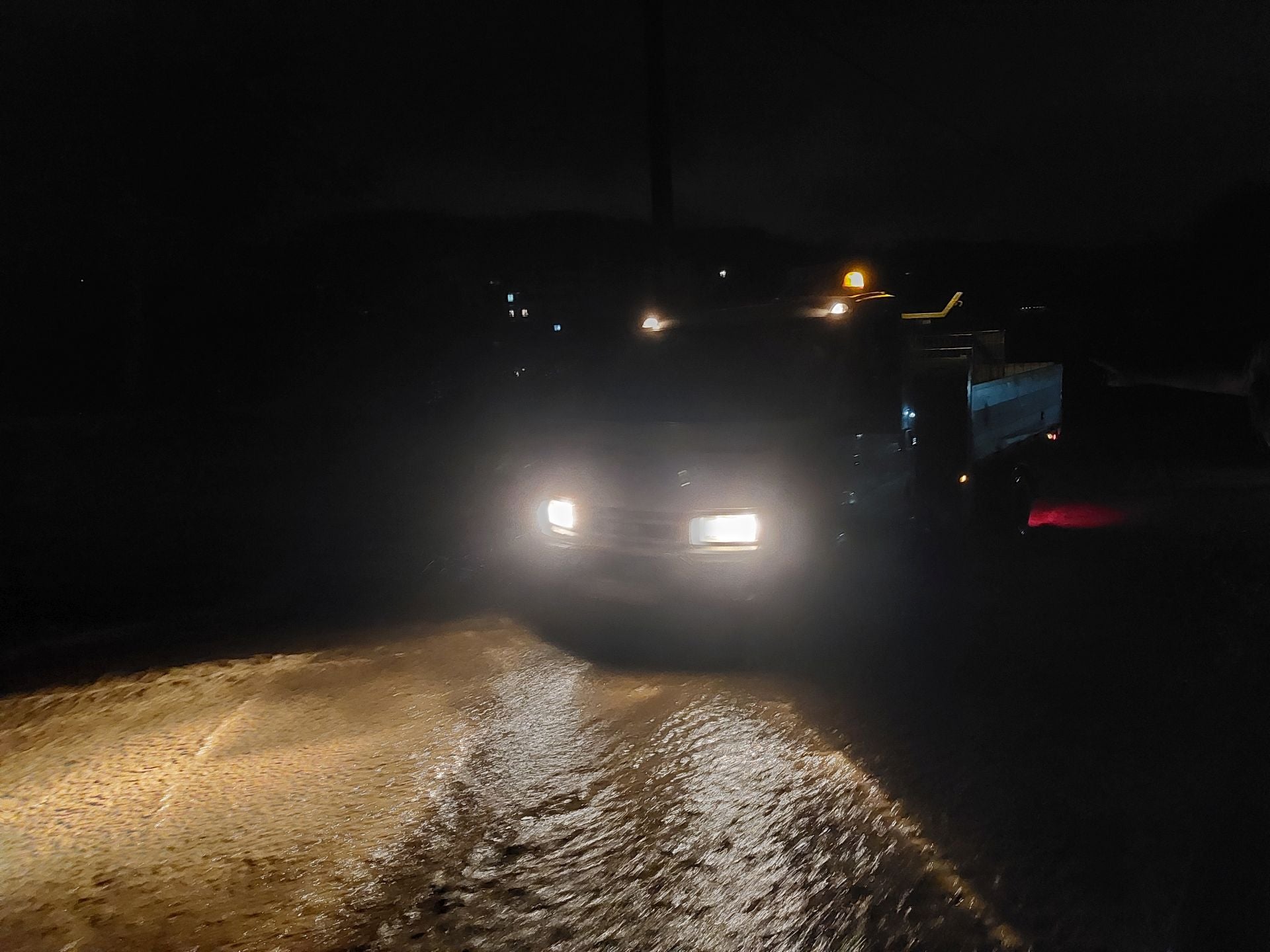 Las imágenes de los desperfectos que deja la tromba de agua en Tolosaldea y Goierri