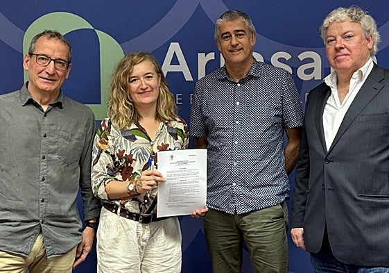 Acto de firma del acuerdo esta semana.