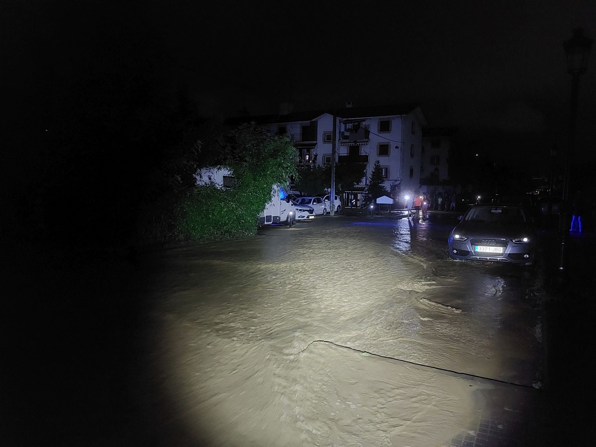 Las imágenes de los desperfectos que deja la tromba de agua en Tolosaldea y Goierri