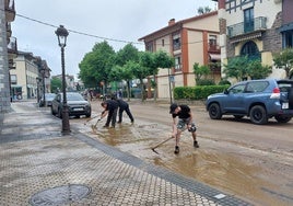 Las imágenes de los desperfectos que deja la tromba de agua en Tolosaldea y Goierri