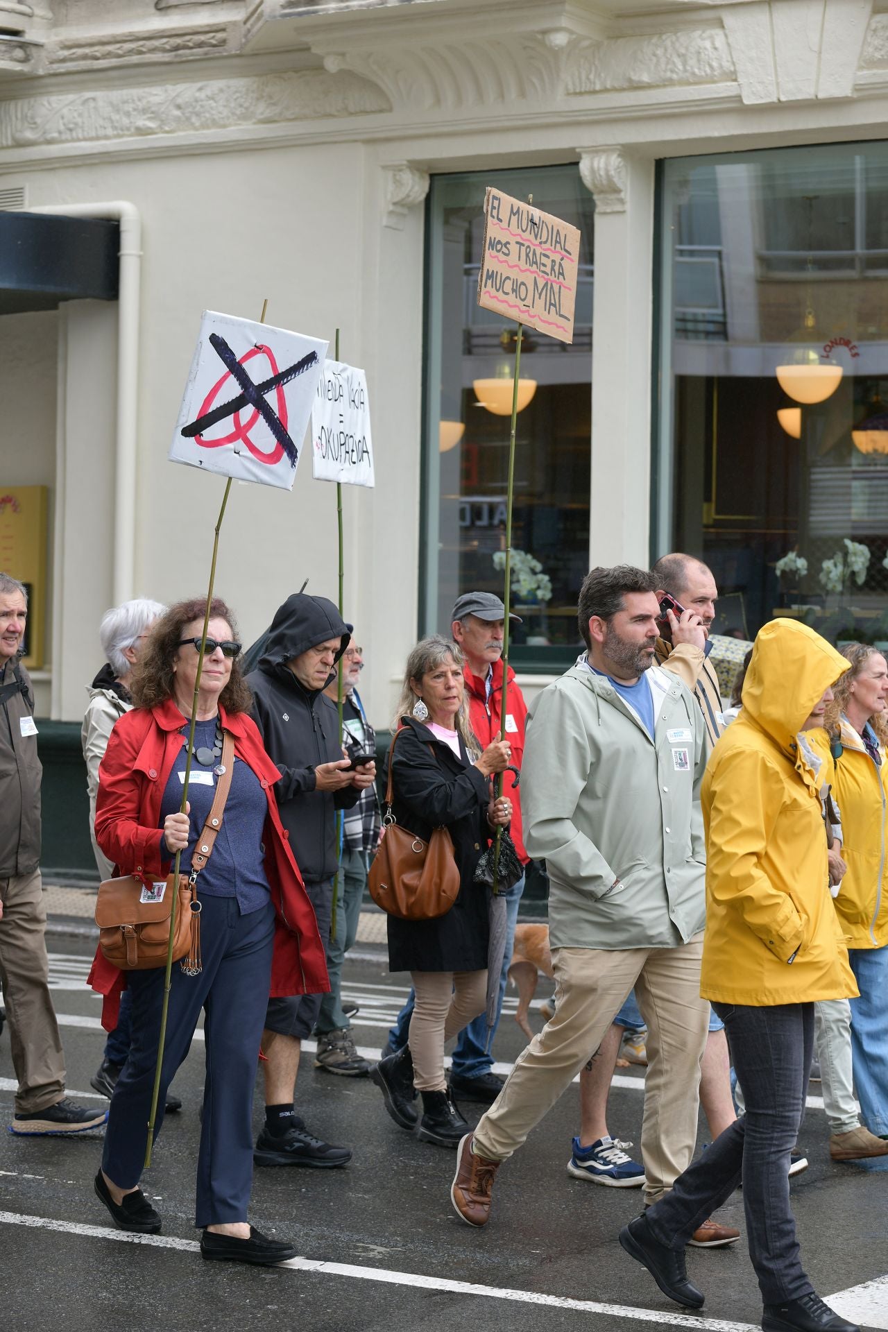 Manifestación en San Sebastián contra la «turistificación»