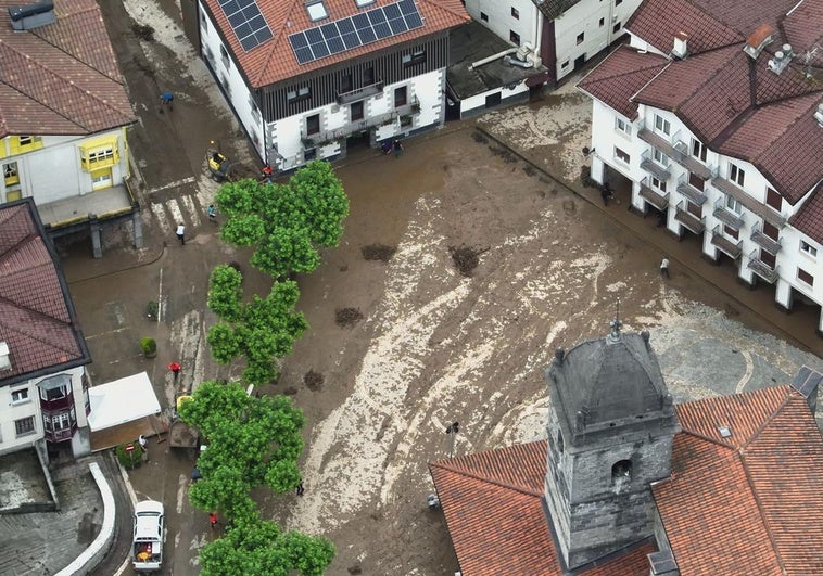 El impacto de las inundaciones, desde el aire