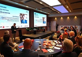 Encuentro de Cecimo, la asociación europea de la máquina-herramienta, en Donostia