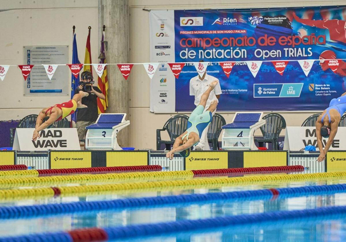 Campeonato de España de Natación celebrado en Palma de mallorca.
