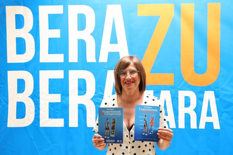 Tati Garmendia, en la presentación de la campaña.