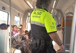 Decenas de usuarios se han visto afectados por el corte de servicio de Euskotren.