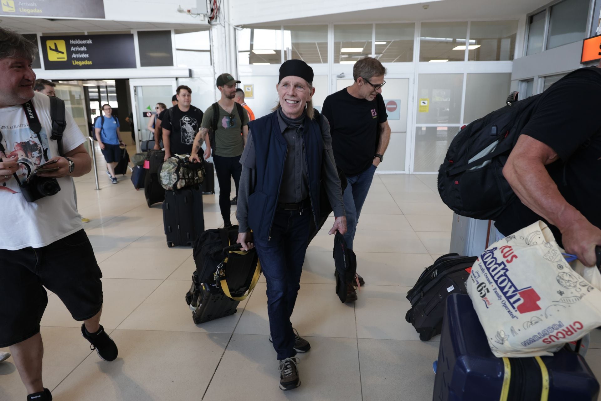El staff del &#039;boss&#039; aterriza en Donostia