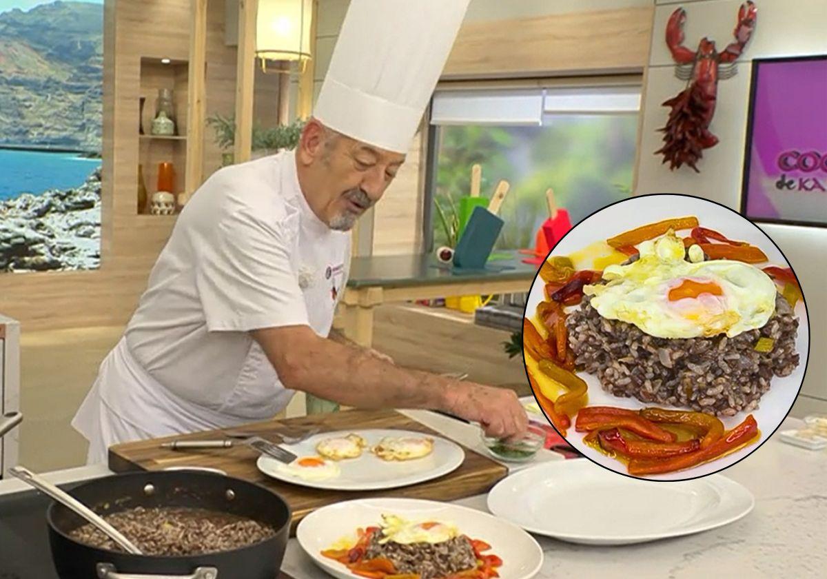 Karlos Arguiñano durante su programa de este jueves.