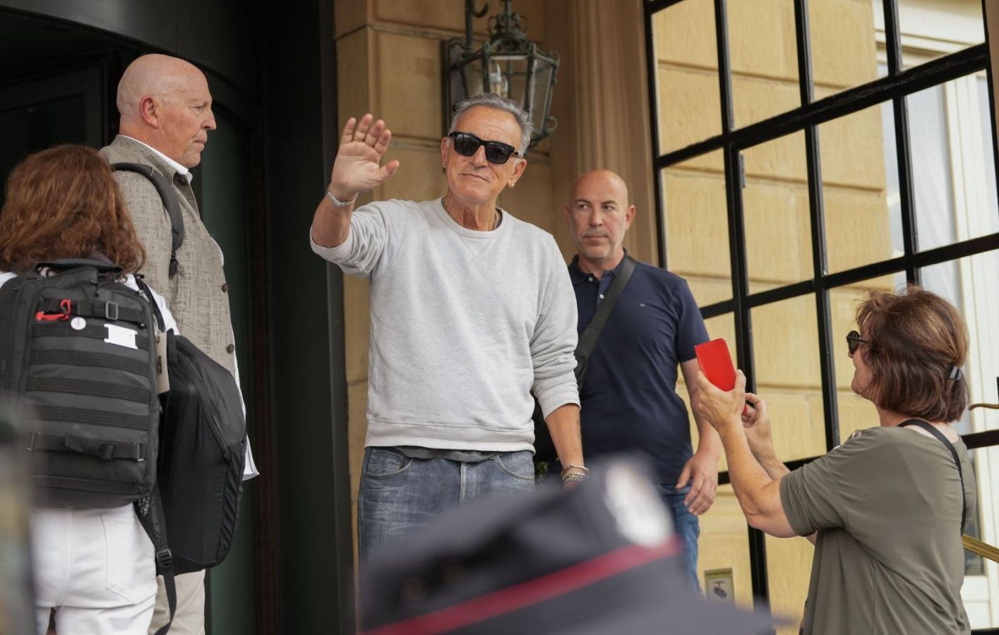 La llegada de Bruce Springsteen a San Sebastián
