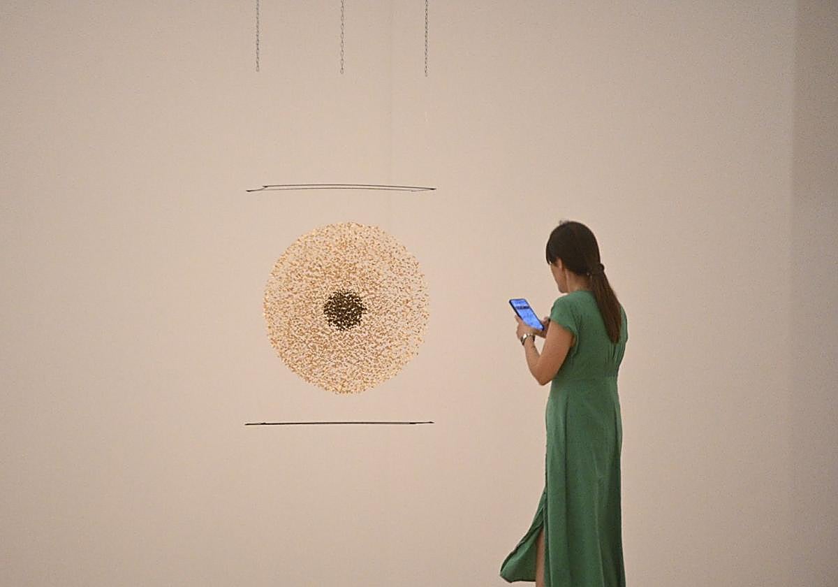 Una de las obras de la exposición.