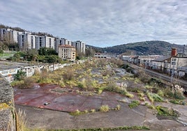 Solar en el que se construirán las 308 viviendas públicas.