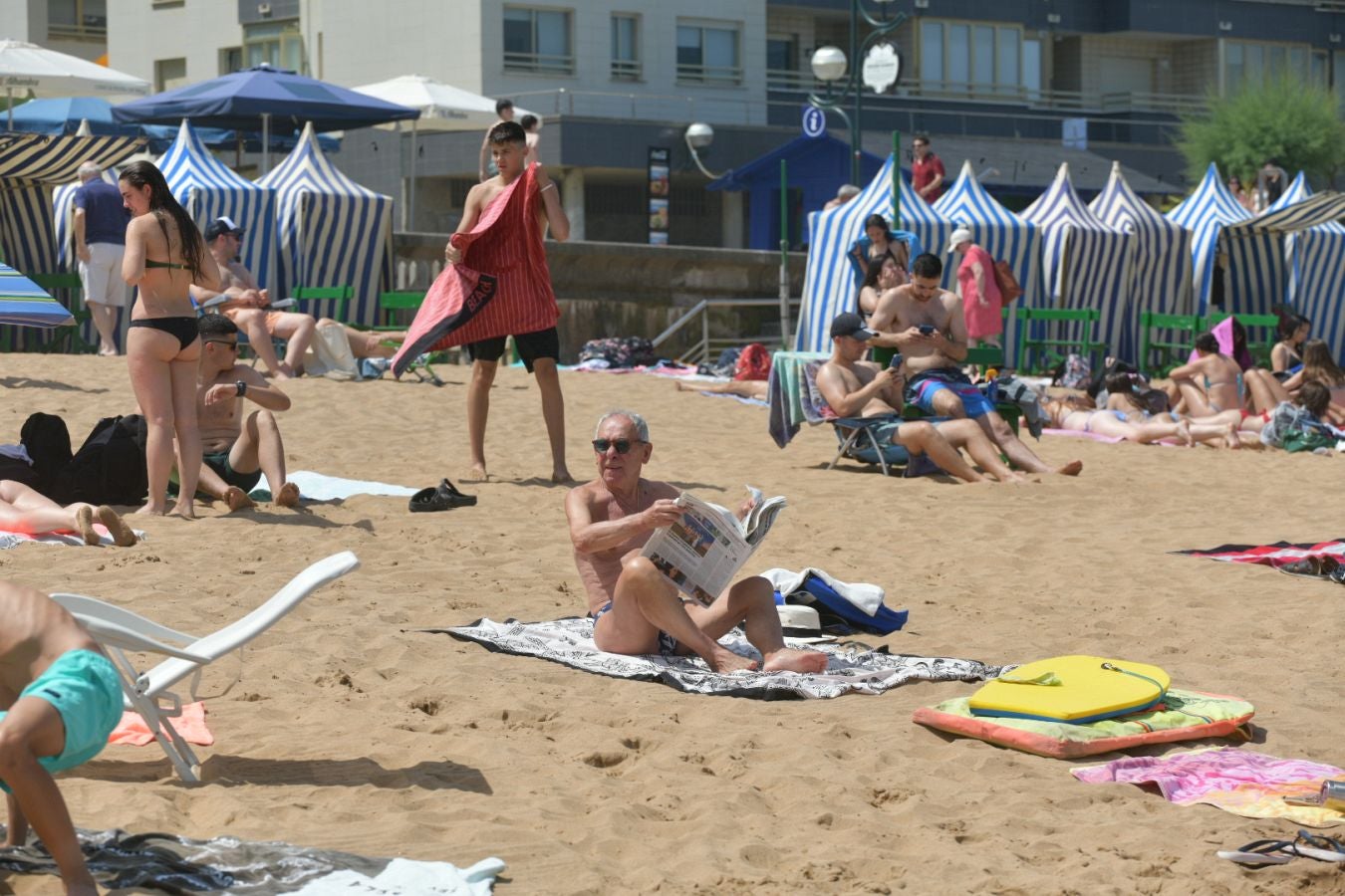 Luchando contra el calor en Gipúzkoa