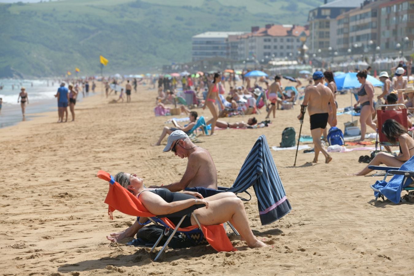 Luchando contra el calor en Gipúzkoa