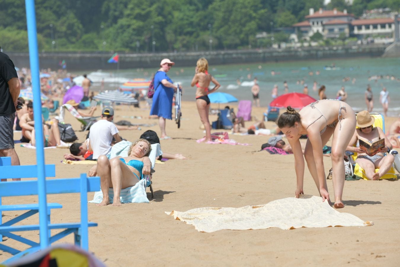 Luchando contra el calor en Gipúzkoa