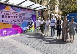 Donostia activa la campaña '¡Por unas fiestas libres! ¡No a la violencia sexista!'
