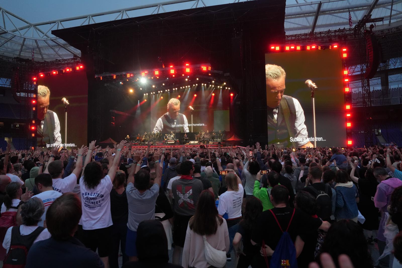 Anoeta se rinde al show de Bruce Springsteen