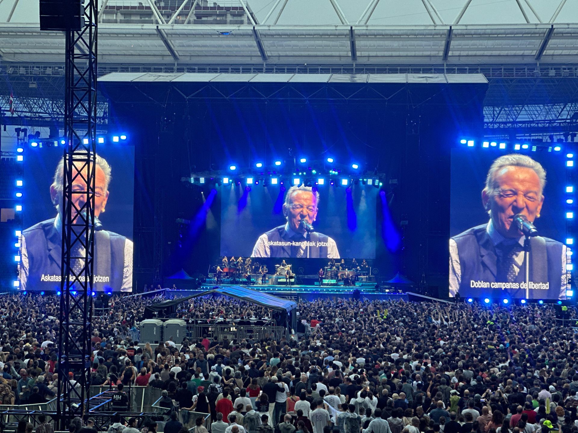 Anoeta se rinde al show de Bruce Springsteen