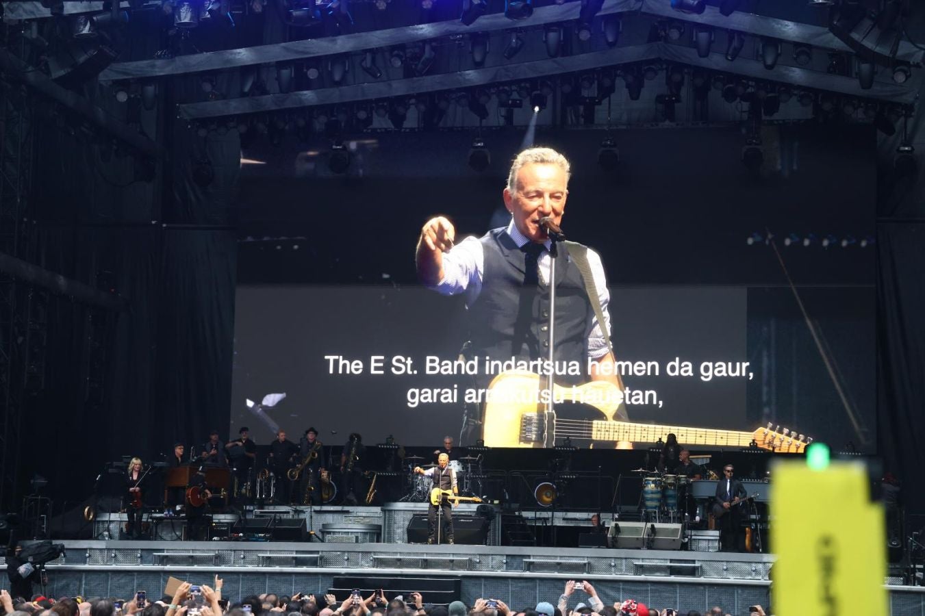 Anoeta se rinde al show de Bruce Springsteen