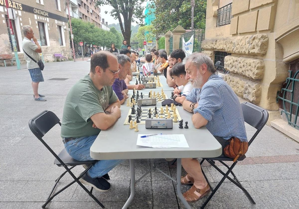 Calentando antes del txupinazo