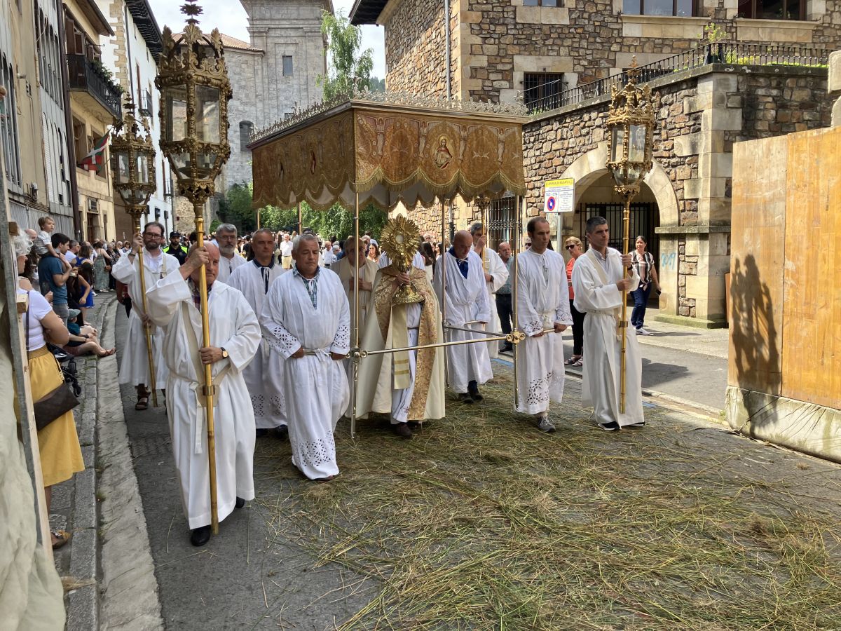 Día grande del Corpus Christi en Oñati