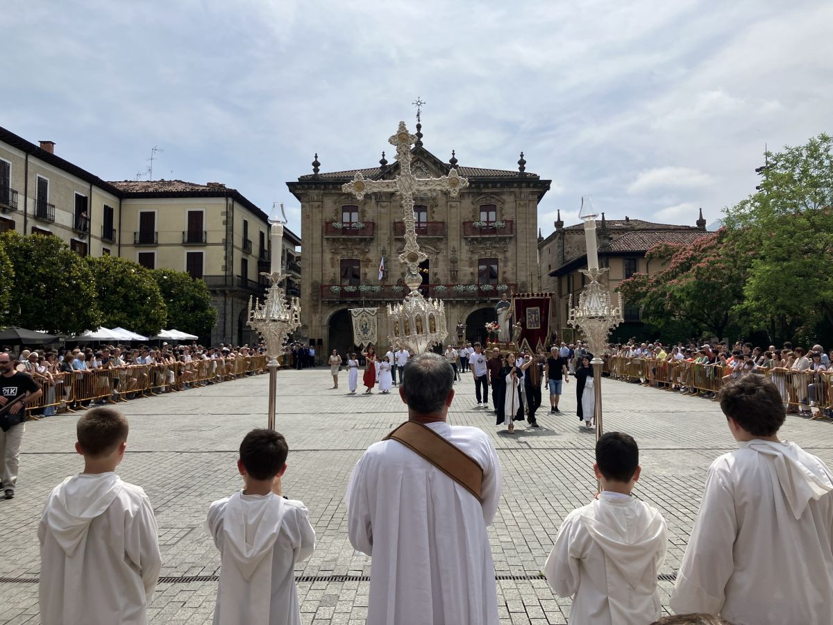 Día grande del Corpus Christi en Oñati