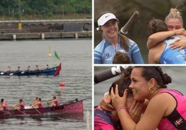 Final apretado en la bandera femenina de Pasaia, con alegría en Zarautz y lágrimas en San Juan.