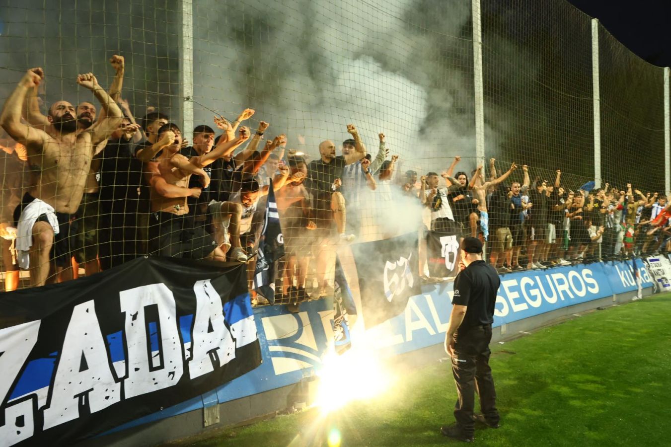 Explosión de júbilo en Zubieta tras el ascenso del Sanse