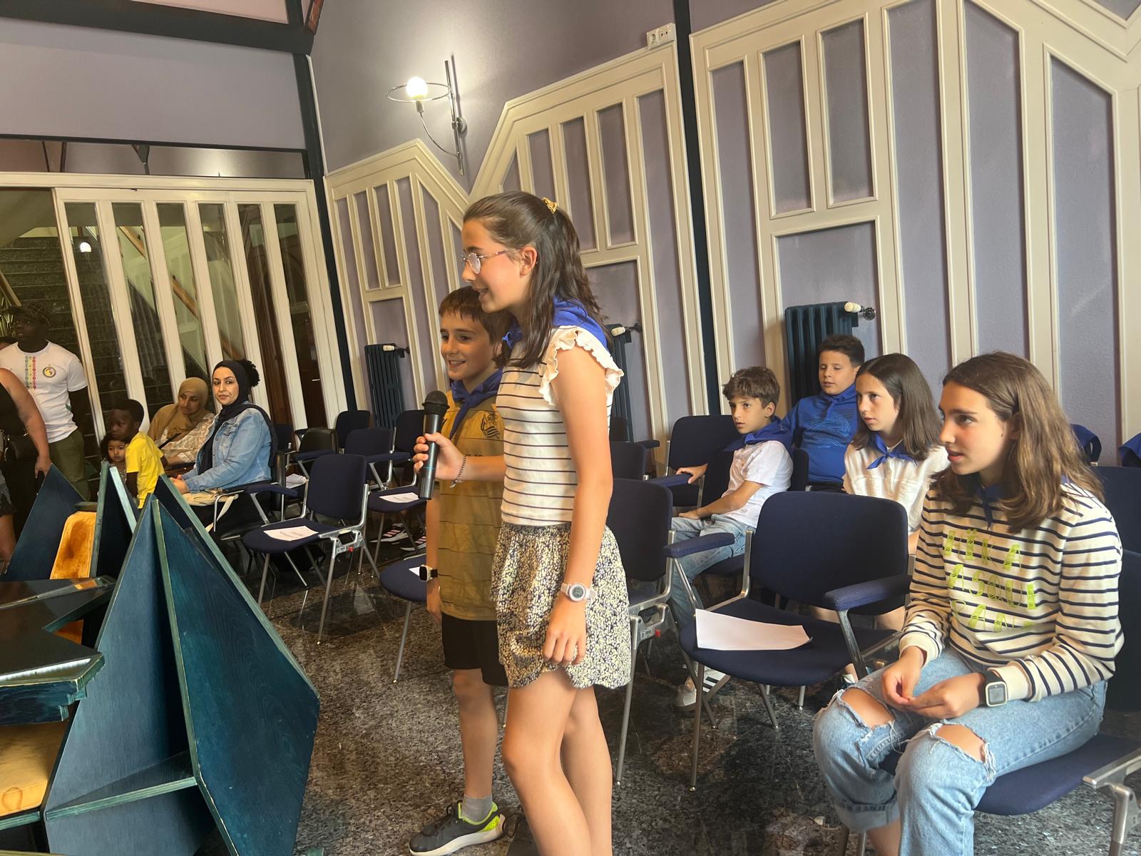 Los niños tomaron el mando de la fiesta
