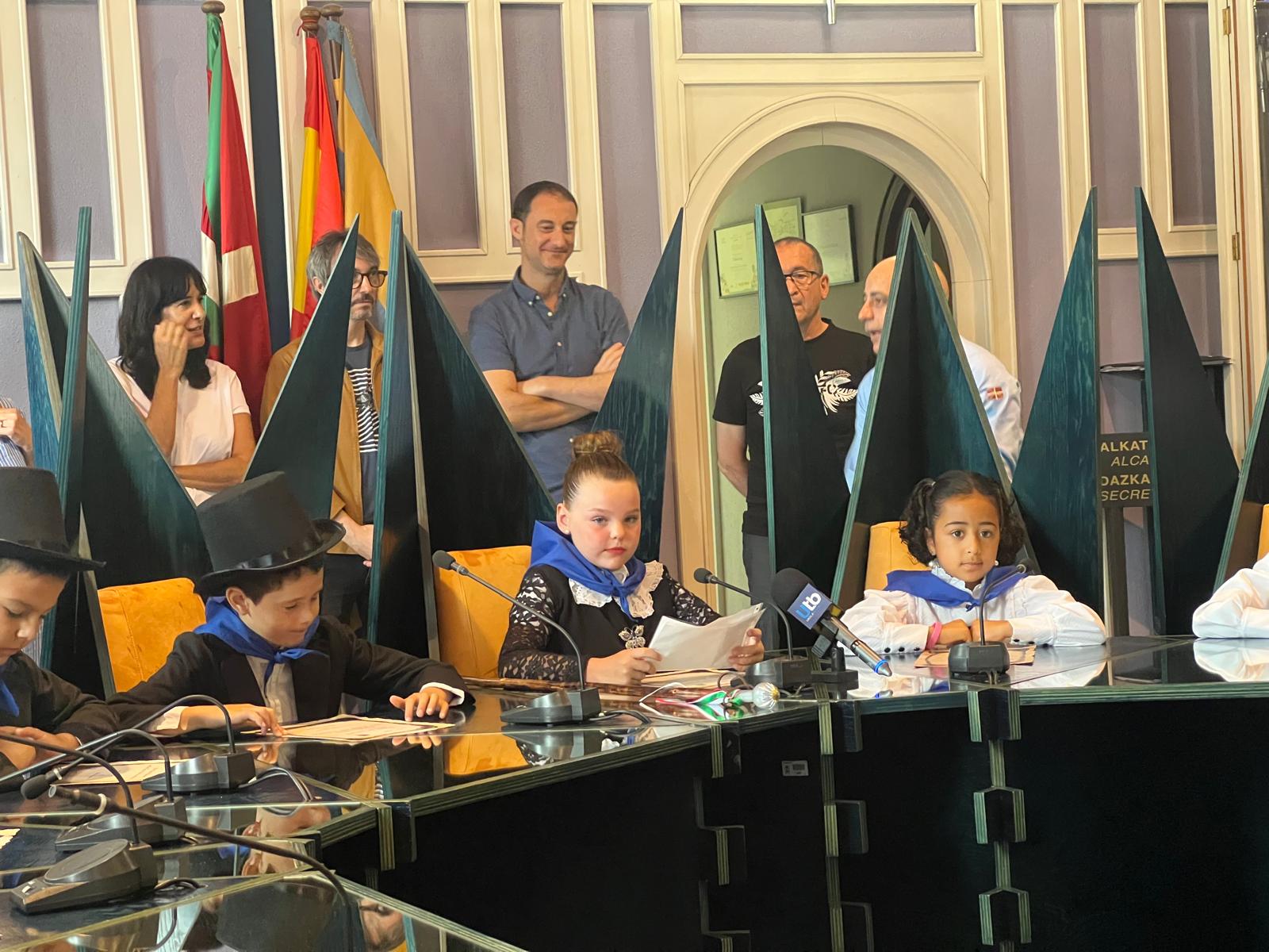 Los niños tomaron el mando de la fiesta