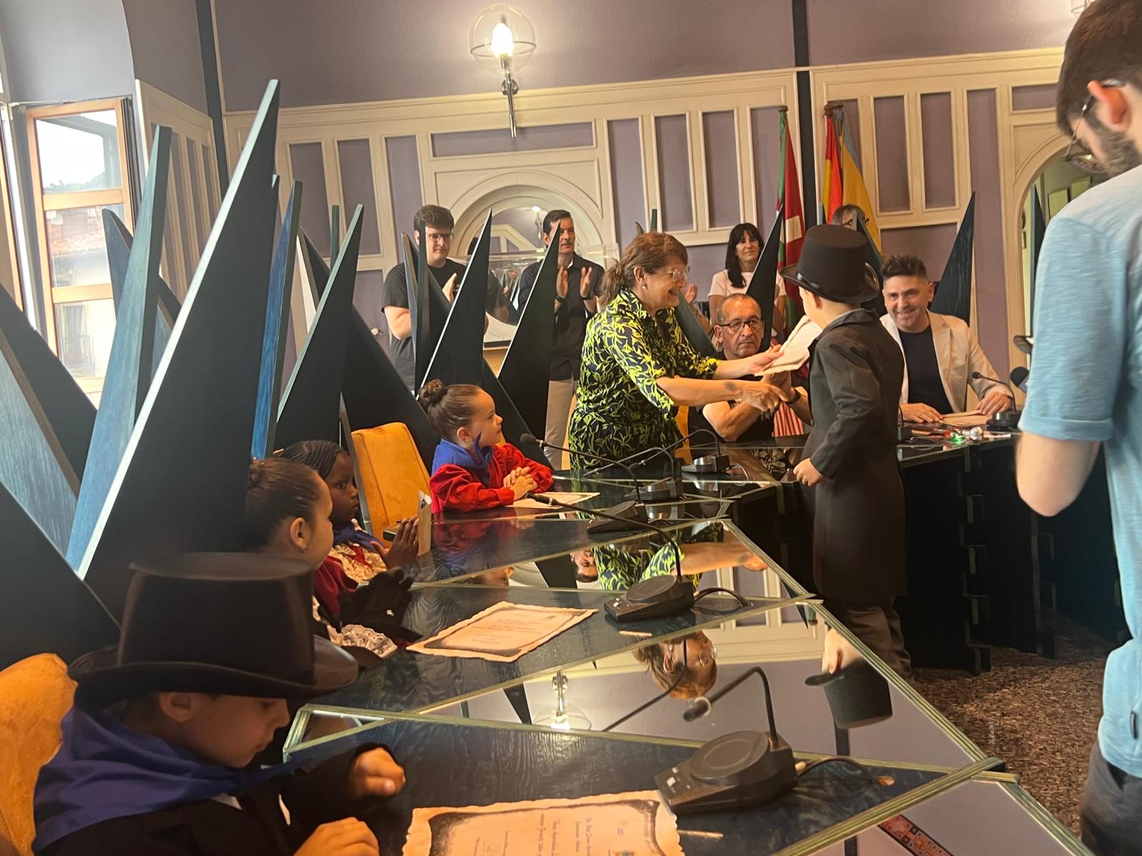 Los niños tomaron el mando de la fiesta