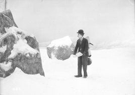 Charles Chaplin, encarnando al vagabundo Charlot en 'La quimera del oro'..