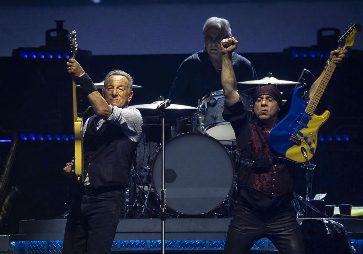 Springsteen y Van Zandt en el concierto del sábado.