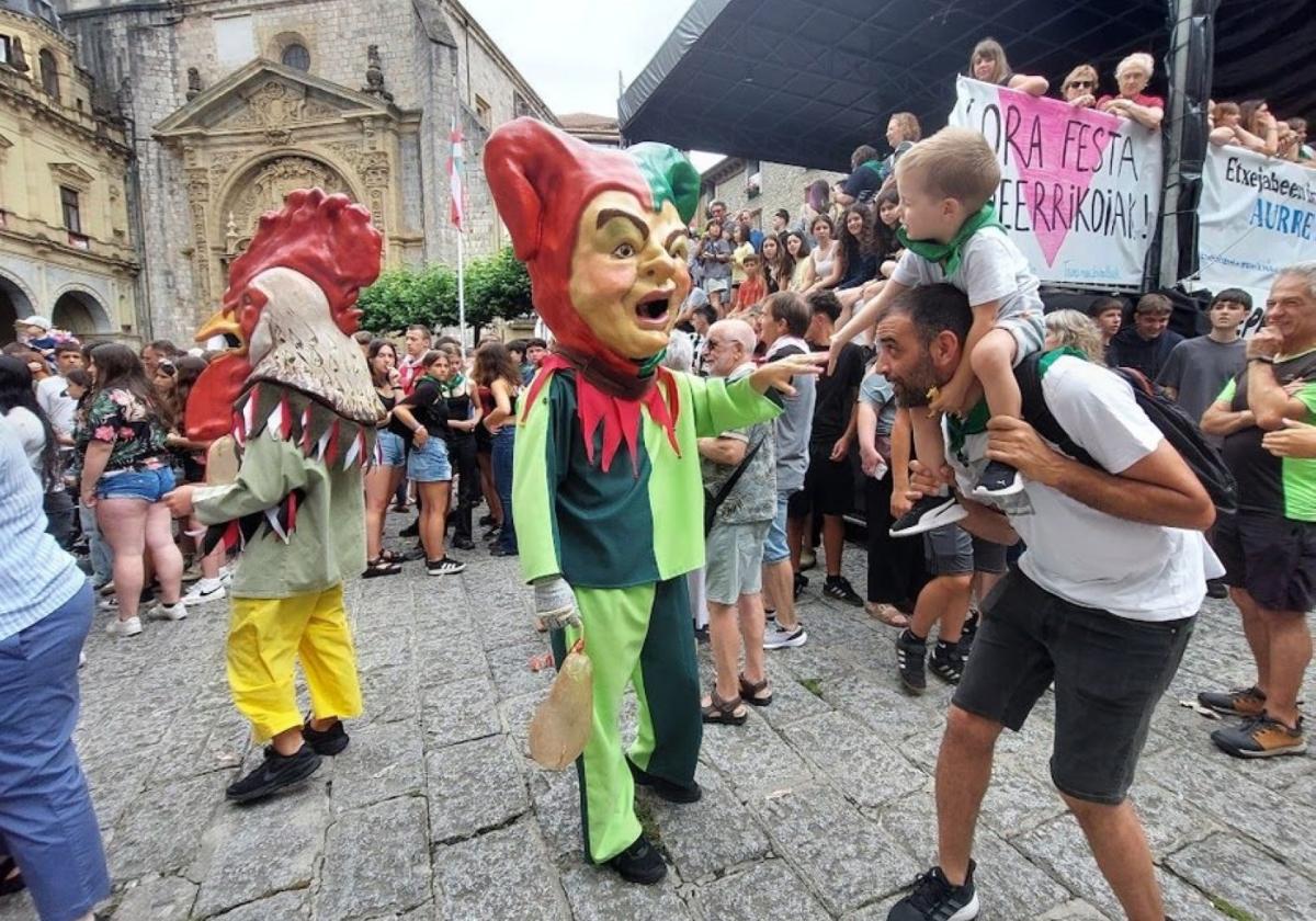 Hernani arde ya con sus fiestas patronales