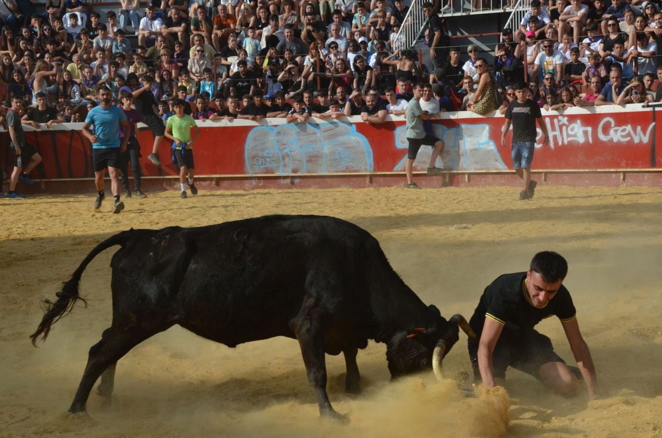 Primer encierro de las fiestas de Arrasate