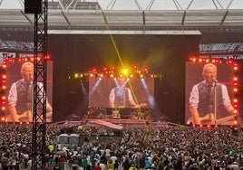 Fans del Boss en el concierto que ofreció el sábado en Anoeta