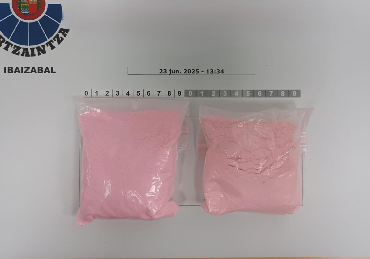 El hombre estaba en posesión de cocaína rosa, más conocida como tusi.