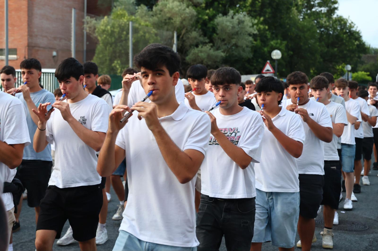 Ensayo general del Alarde tradicional
