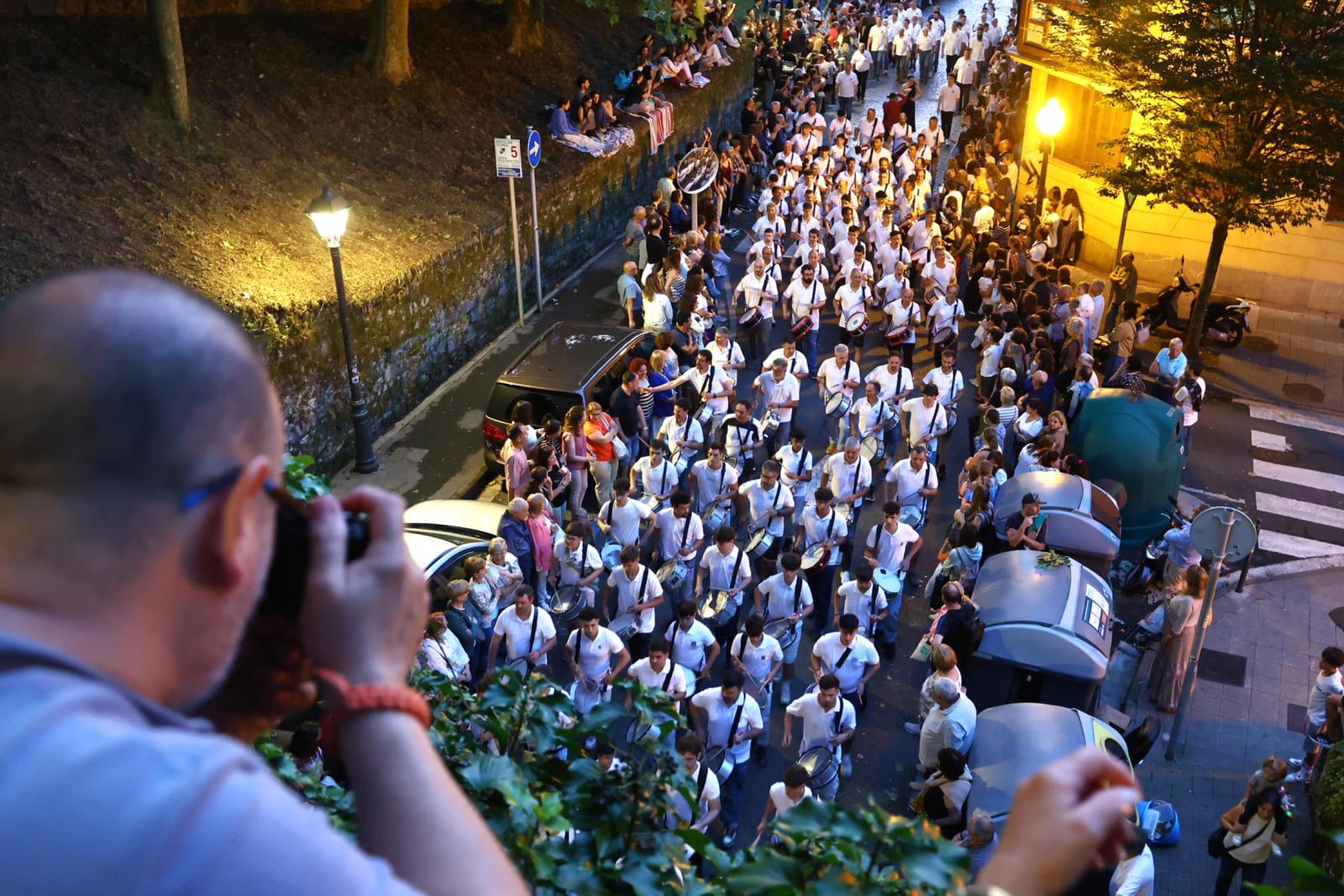 Ensayo general del Alarde tradicional
