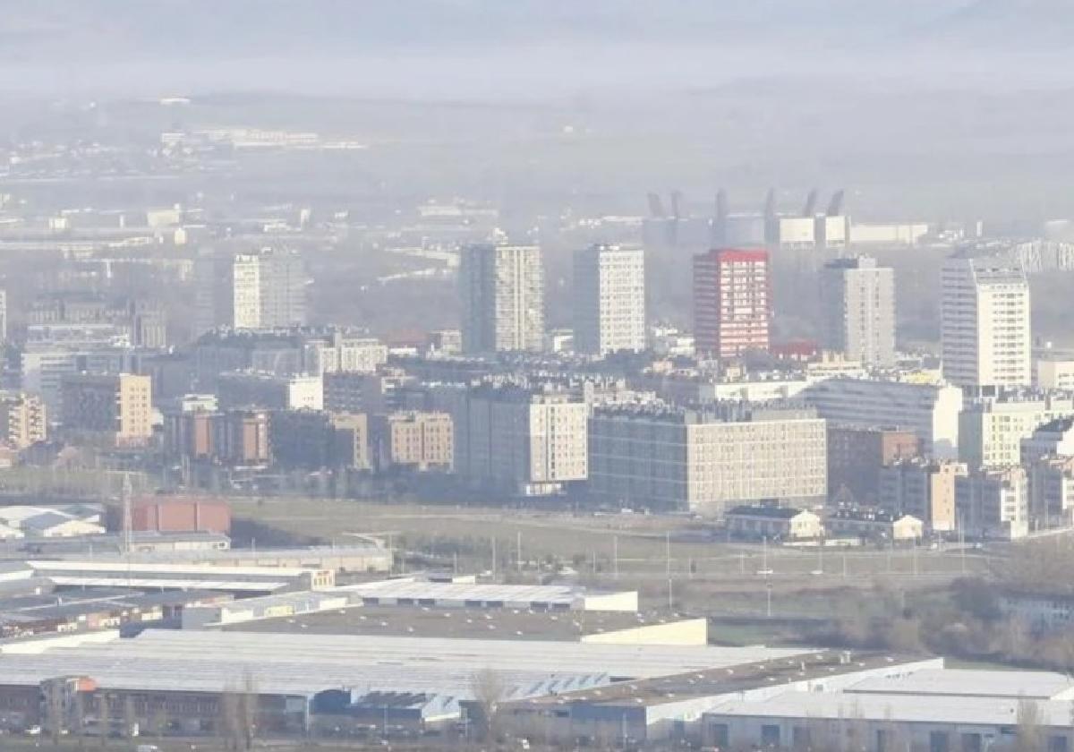 Contaminación en el aire de Vitoria .