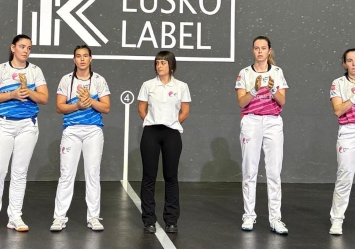 Ocho de las mejores pelotaris del momento se darán cita esta tarde en el frontón del polideportivo Arane.