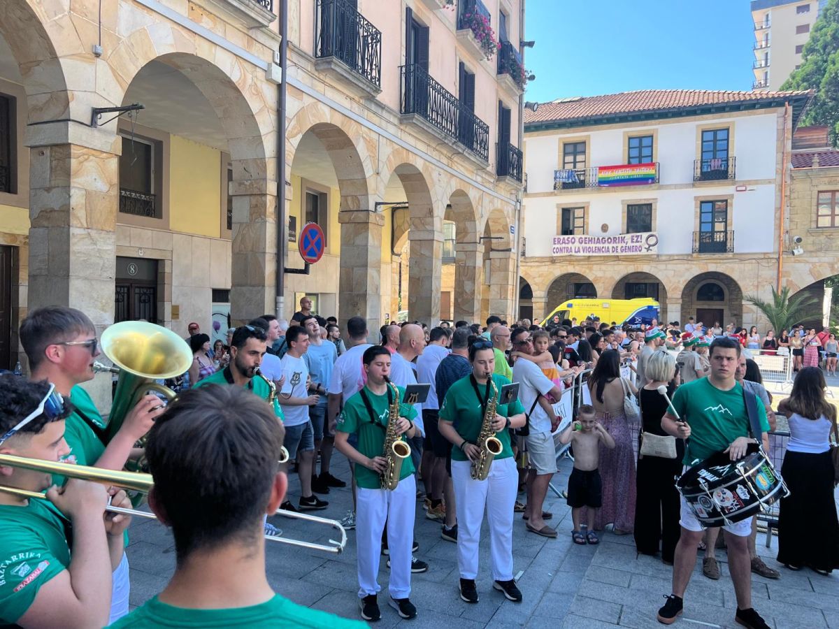 Gran ambiente en las fiestas de Zumarraga