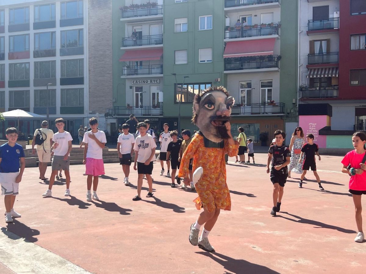 Gran ambiente en las fiestas de Zumarraga
