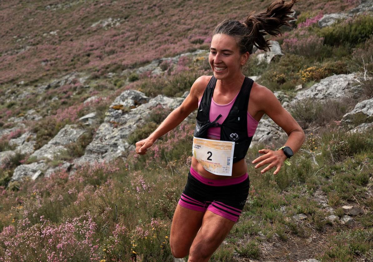 Campeona. Leire Fernández Abete durante su participación en la prueba del campeonato de España.